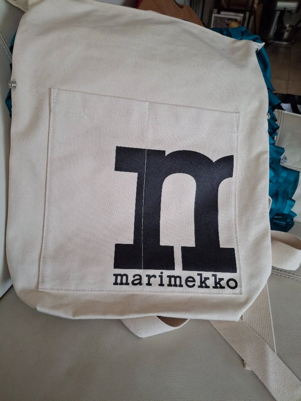Marimekko canvas backpack